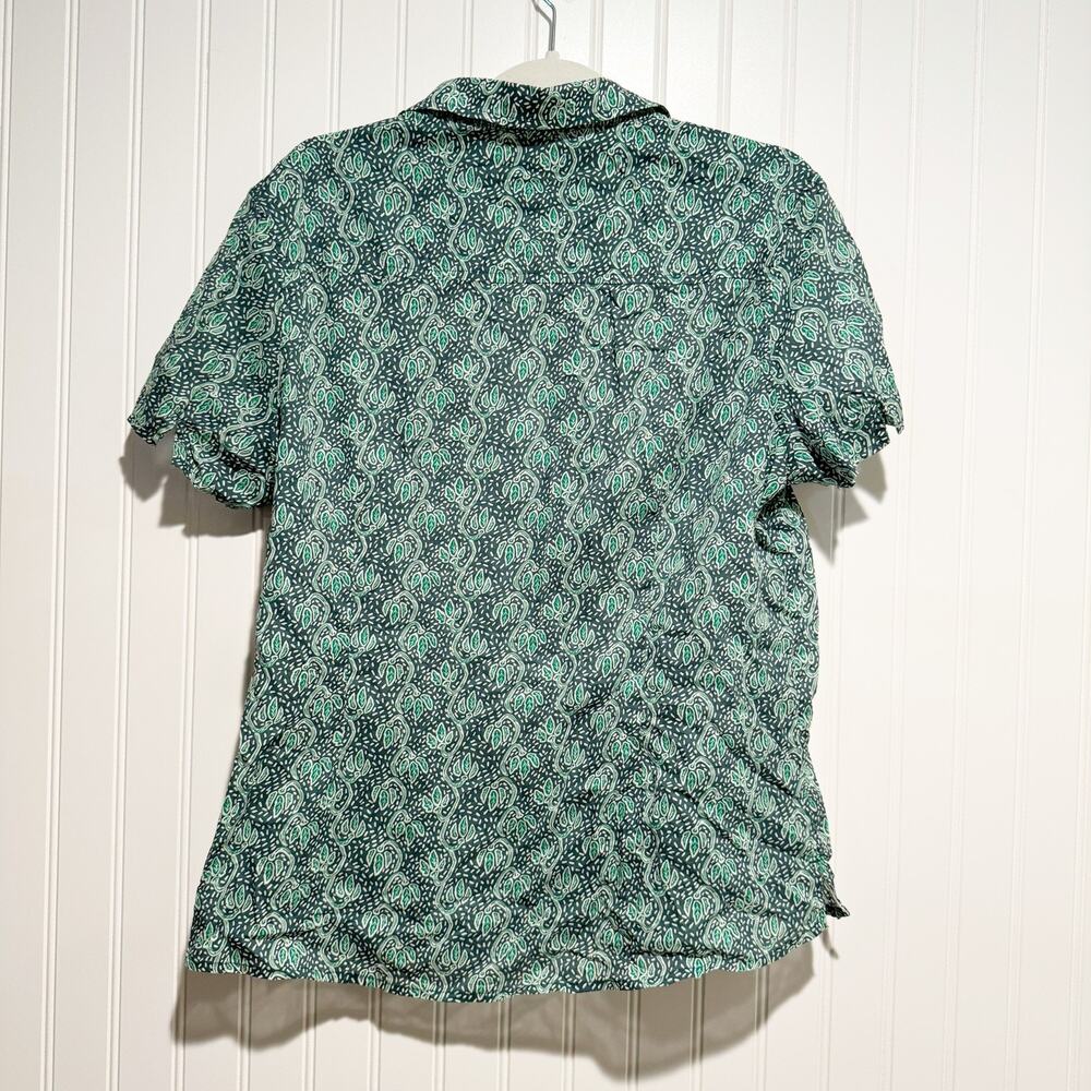 Seasalt Organic Cotton Mrs Treloar Shirt Short Sleeve Size 10 - Picture 6 of 6